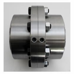 0100404 FULL FLEX COUPLINGCOMPLETE, F4 FF EB4F-EB-RSB-COMPGEAR COUPLINGPowertork® 010040 F Series Flange Type Exposed Bolt Rough Stock Pilot Bore Full Flex Gear Coupling, 5-1/2 in Max Dia Bore, 12-1/2 in OD, 9.74 in OAL, 240 in-lb Torque, 5670 rpm Max