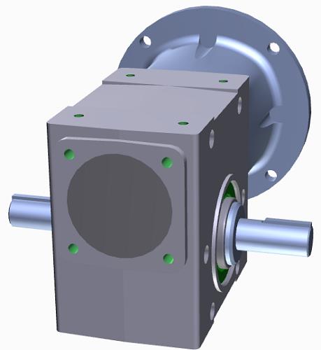 b02115.0waru1RIGHT ANGLE WORM GEARBOX1.33IN CENTER DISTANCE5:1 RATIO56C QUILL INPUT0.6250IN DOUBLE OUTPUTB02115.0WARU1 Cone Drive Right Angle Worm Gearbox, 1.33in Center Distance, 5:1 Ratio, NEMA 56C Motor Adapter Input, 0.625in Double Extended Output Shaft ; Ratings Based On 1750 RPM Motor: Output Speed (RPM): 350, Maximum Input Horsepower: 1.76, Maximum Output Torque: 275 lb-in, Efficiency: 87%