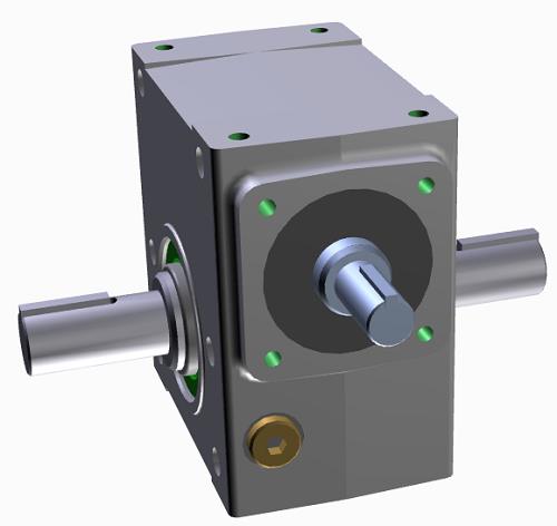b031110.wrp-1RIGHT ANGLE WORM GEARBOX1.54IN CENTER DISTANCE10:1 RATIO0.7500IN SHAFT INPUT0.7500IN DOUBLE OUTPUTB031110.WRP-1 Cone Drive Right Angle Worm Gearbox, 1.54in Center Distance, 10:1 Ratio, 0.75in Solid Input Shaft, 0.75in Double Extended Output Shaft ; Ratings Based On 1750 RPM Motor: Output Speed (RPM): 175, Maximum Input Horsepower: 1.47, Maximum Output Torque: 446 lb-in, Efficiency: 84%
