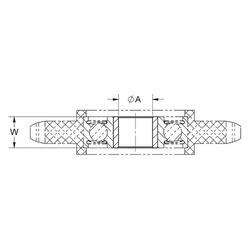 bmg ab00021/2IN BORE ADAPTERBrewer Universal Drive Tensioner AB0002 Bore Adapter, 1/2 in Bore, Sintered Iron