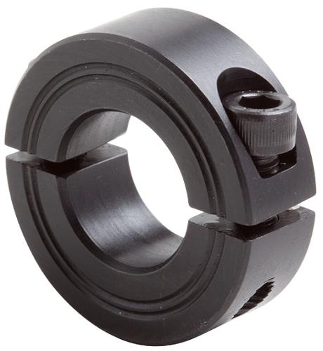 cmp m2c-1010MM ID 2PCMETRIC CLAMP COLLAR, STL, BOClimax M2C-10 Clamping Collar, 2-Piece Split Construction, 10 mm ID x 1 in OD x 9 mm W, Steel
