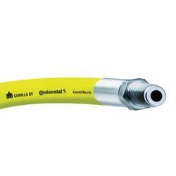 con 20026256AIR AND WATER HOSEGORILLA 3/8IN YELLOW500 PSI - 500FT1034-0382;DAE11ContiTechGorilla® 20026256 Air and Multi-Purpose Hose, 3/8 in Nominal, 500 ft Reel L, 500 psi Working, Nitrile Synthetic Rubber Tube/Carbryn Synthetic Rubber Cover, Domestic