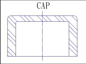 dic 80x10ecEND CAP80MM 10MM3.1496IN 0.3937INDICHTOMATIK 80X10EC EC Series End Cap, 3.15 in OD, 0.394 in W