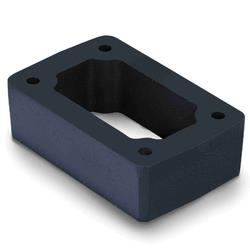 grv g185146.00GEARBOX ACCESSORYKIT - 830 SERIES STYLE RGrove Gear® G185146.00 Style R Riser Block Kit, For Use With IRONMAN® GR Series GR830 Size 3 in Center Distance Right Angle Worm Gear Reducer, Cast Iron