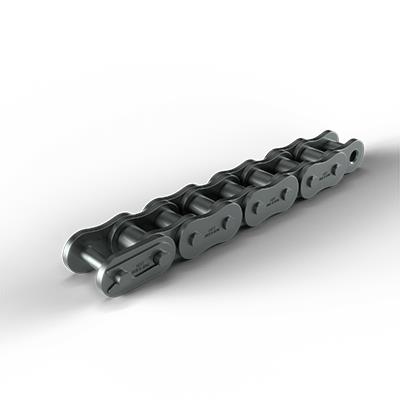 hkk bs12br1aROLLER CHAIN12B RIVETED CHAIN0.7500IN PITCH 1 STRANDSTEEL 10FT BOXHKK Chain BS12BR1A British Standard Riveted Roller Chain, 10 ft OAL, 3/4 in Pitch, 0.475 in Dia x 0.46 in W Roller, Alloy Steel