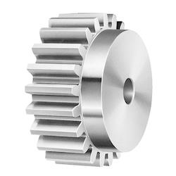 lin 10fs48SPUR GEARLinn 10FS48 Rough Bore Spur Gear, 10 Diametral Pitch, 14.5 deg Pressure Angle, 1 in W Face, 48 Teeth, 4.8 in Dia Pitch, 3/4 to 1-5/8 in Dia Bore, Steel