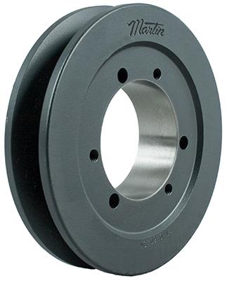 mar 1 b 58 sdsV BELT SHEAVE06.1500IN OD 1 GROOVEA/B BELT SDS BUSHINGMartin 1 B 58 SDS Solid Type C-1 Single Groove Conventional Sheave, QD® Bushed Bore, 1/2 to 2 in Dia Bore, 6.15 in OD, 5.8 in Dia Pitch, 7/8 in W Face