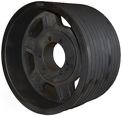 mar 10 5v 1870 jV BELT SHEAVE18.7000IN OD 10 GROOVE5V BELT J BUSHINGMartin Hi-Cap® 10 5V 1870 J Arm/Spoke Type A-3 Wedge Stock Sheave, 1-1/2 to 3-3/4 in QD® Bushed Bore, 18.7 in OD, 10 Grooves, 18.6 in Dia Pitch, 7-3/16 in W Face