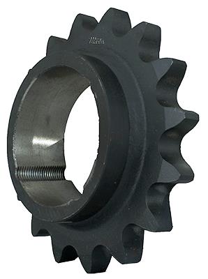 mar 100btb24hBUSHING STYLE SPROCKET100 CHAIN 24 TEETH2517 TAPERLOCK BUSHINGHARDENED TEETHMartin Saber Tooth® 100BTB24H Taper Bushed Type B Single Pitch Roller Chain Sprocket With Hardened Teeth, 10.245 in OD, #100 Chain, 24 Teeth, 1-1/4 in Pitch, Steel