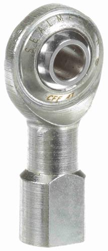 rpt cff 4t1/4IN FEMALE ROD ENDSealmaster® 1490404000 2-Piece Precision Grade General Purpose Bearing Rod End, 1/4 in Dia Bore, 3/4 in OD, 3/8 in W, 1550 lb Static Load, Carbon Steel