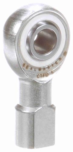 rpt ctfd 81/2IN FEMALE ROD ENDSealmaster® 1470800000 3-Piece Commercial Grade General Purpose Bearing Rod End, 1/2 in Dia Bore, 1.312 in OD, 3/4 in W, 3420 lb Static Load, Carbon Steel