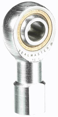 rpt tf 77/16IN FEMALE ROD ENDSealmaster® 1430700000 TF Series 3-Piece General Purpose Commercial Rod End Bearing, 7/16 in Dia Bore, 1-1/8 in OD, 5350 lb Load, Carbon Steel