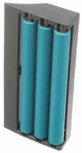 rpt tme-450r3ssa-fmSOLUS TRANSFER PLATESystem Plast 16771-SSA Type SSA Modular Transfer Plate With 3 Roller, 4.53 in L x 1.95 in W, 0.79 in THK, Acetyl Thermoplastic Resin