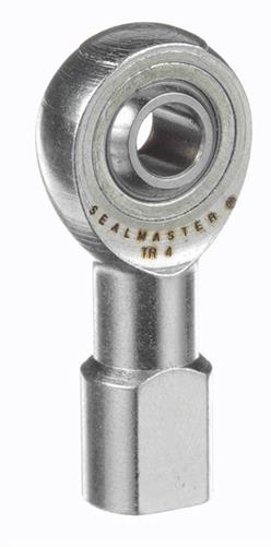 rpt tr 41/4IN FEMALE ROD ENDSealmaster® 1410400000 TR Series 3-Piece General Purpose Precision Rod End Bearing, 1/4 in Dia Bore, 3/4 in OD, 2700 lb Load, Carbon Steel