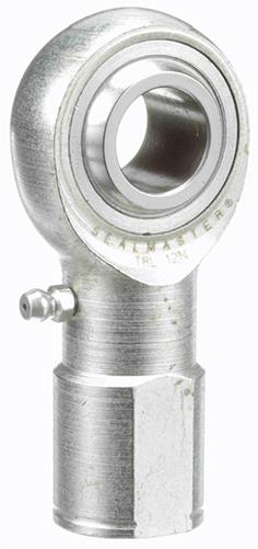 rpt trl 12n3/4IN FEMALE ROD ENDSealmaster® 1511201000 TRL 3-Piece General Purpose Precision Rod End Bearing With Zerk Fitting, 3/4 in Dia Bore, 1-3/4 in OD, 11300 lb Load, Carbon Steel