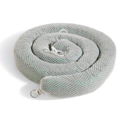 spl gb510snUNIVERSAL SOCK/NET BOOM4 BOOMS/PKGABSORBS UP TO 5.8 GAL./BOOMEXT. DIA. 5IN X 10FT LSpillTech GB510SN Universal Sock/Net Boom, 5 in Dia x 10 ft L, 5.8 gal Absorption, Fluids Absorbed: Oil/Coolant/Solvent/Water, Poly Blend, Gray