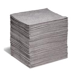 spl gp-sUNIVERSAL CONTRACTOR GRADE PAD200 PADS/PKGABSORBS UP TO 22.4 OZ./PAD18IN L X 15IN WSpillTech GP-S Contractor Grade Lightweight Universal Mat Pad, 18 in L x 15 in W, 22.4 oz Absorption, Polypropylene